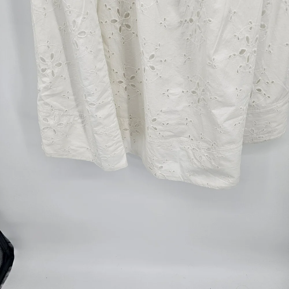 Free People Womens Primavera Eyelet Midi Sundress Womens Medium New